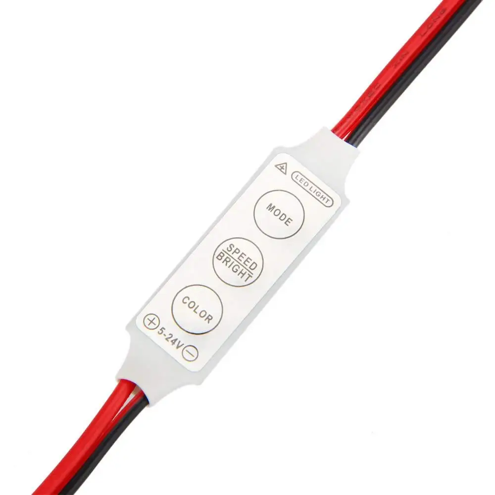 Новинка 5X12V проводной Управление модуль с стробоскопическим источником сигнала