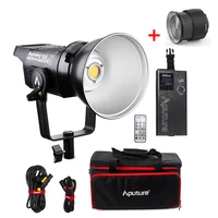 aputure ls c120d 120d ii daylight 180w led continuous v mount video lightstudio led lighting with aputure fresnel 2x lens mount