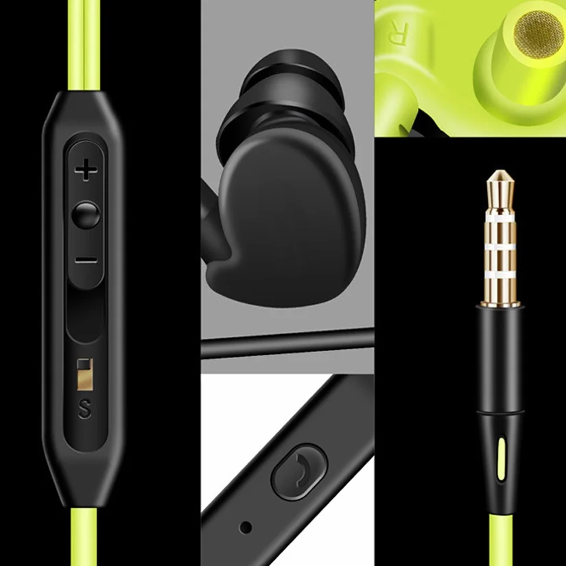 Спортивные стереонаушники для бега 3 5 мм ZUK Z2 Pro наушники гарнитуры с микрофоном