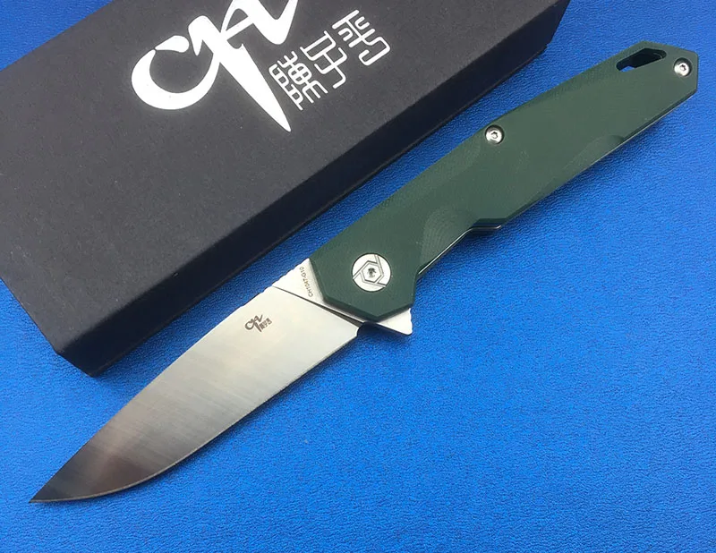 Новый складной нож CH 1047 G10 С флиппером лезвие D2 рукоятка походные охотничьи ножи с