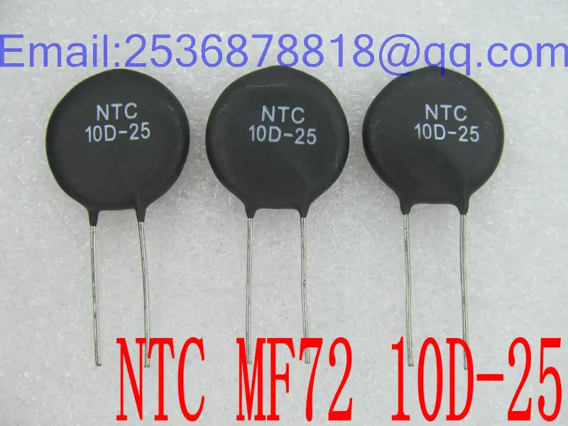 20 шт./лот NTC термистор отрицательной температуры 10 Ом диаметр 25 мм MF72-10D25 |