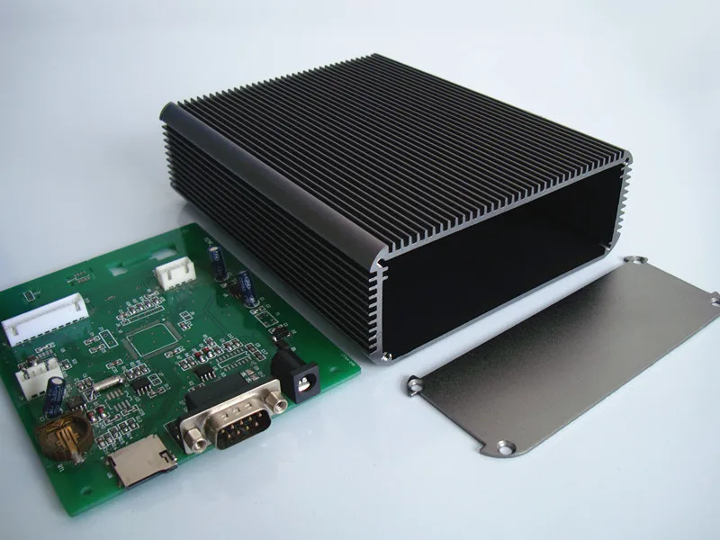 Aluminum enclosure electrical heat radiation box extruded case DIY 120*45*150mm customize