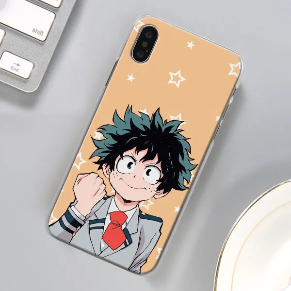 01 Чехол для телефона Boku no Hero Academy для Apple iPhone X XR 7 8 Plus 6 6s Plus XS MAX 11 Pro Max SE чехол для телефона Coque - Цвет: 01