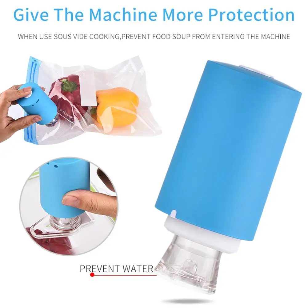 Household Travel Mini Portable Rechargeable Electric Air Vacuum Pump Extractor Food Closet Organizer Vacuum Bags for Clothes
