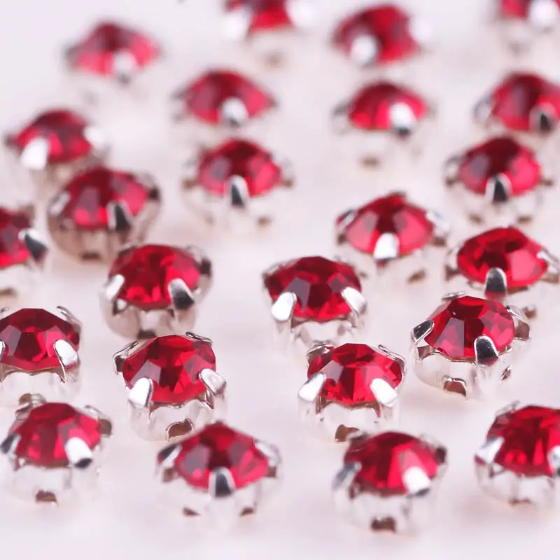 100 шт Стразы стеклянные стразы кристалл ювелирные изделия для одежды сшитые/Flatback