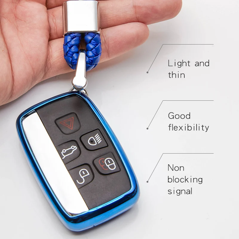6 цветов ТПУ ключа автомобиля чехол Крышка для Land Rover Freelander 1 2 Дискавери 4 3 Defender