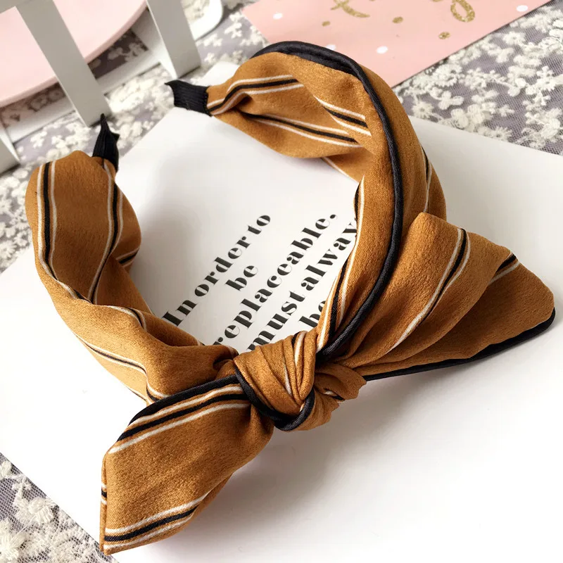 Корея высокое качество полосатая лента жемчужный шелк ретро аксессуары для