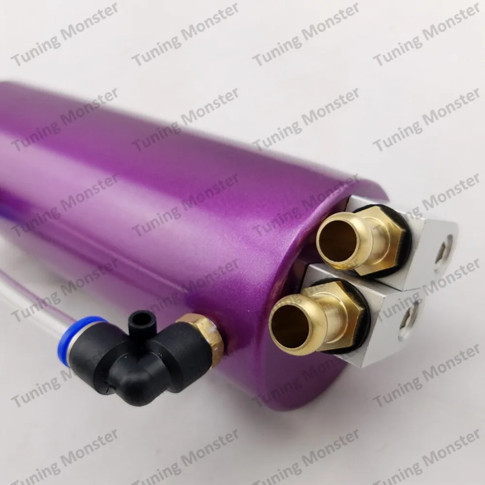 Универсальный алюминиевый гоночный маслоуловитель Монстр для настройки/круглый