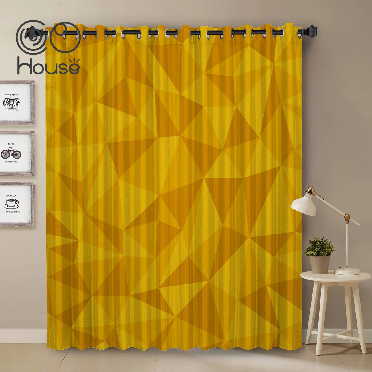 COCOHouse Нерегулярные геометрические графические Приплюснутые оконные шторы s Valance