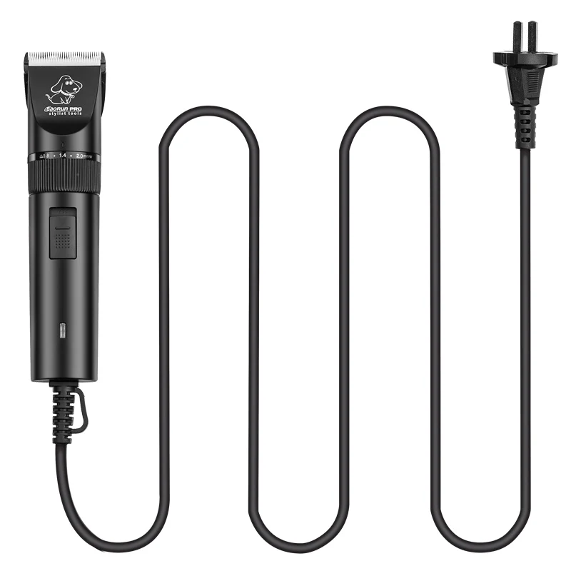 

High Power 50W Professional Pet Dog Hair Trimmer Animal Grooming Clippers Cat Cutters Machine Shaver Electric Scissor AC Baorun