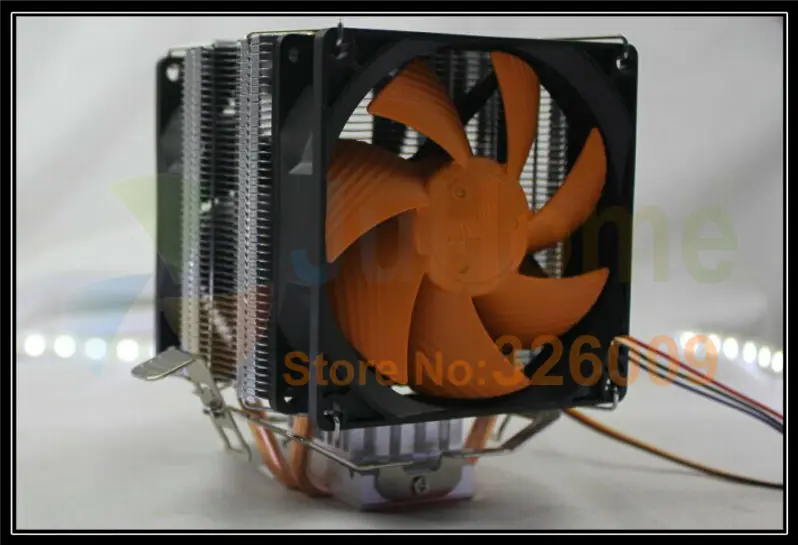 90 мм двойной вентилятор боковый для Intel LGA775/1150/1151/1156 AMD AM2 +/AM3/FM1/FM2 радиатор кулер
