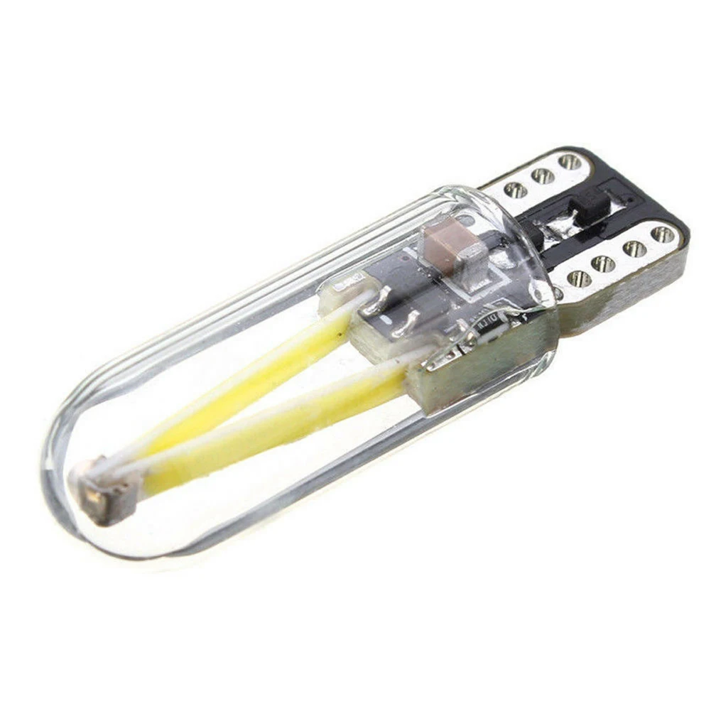 10x T10 194 168 W5W COB светодиоды с CANBUS Авто Стайлинг белые лампы для зазора яркая