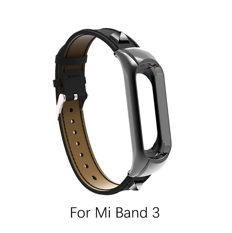 Браслет AKGLEADER для Xiaomi Mi3 сменный ремешок с металлическим корпусом Mi Band 3|Ремешки