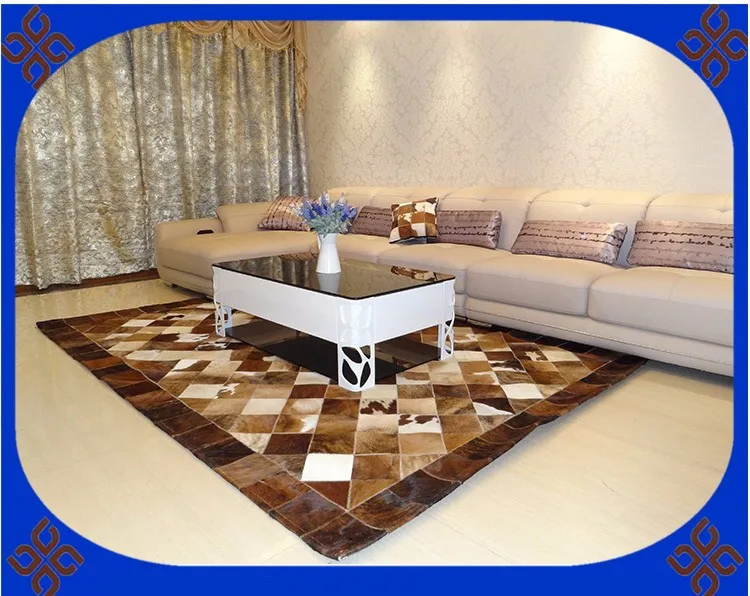 

free shipping 100% natural genuine cowhide leather place mats