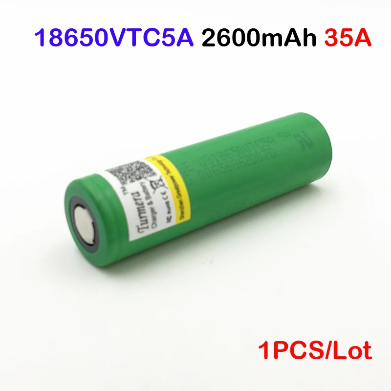 VTC5A 2600mAh 18650 Lithium Battery 30A Discharge for Sy US18650VTC5A Electronic Cigarette ues Turmera jun20 | Электроника