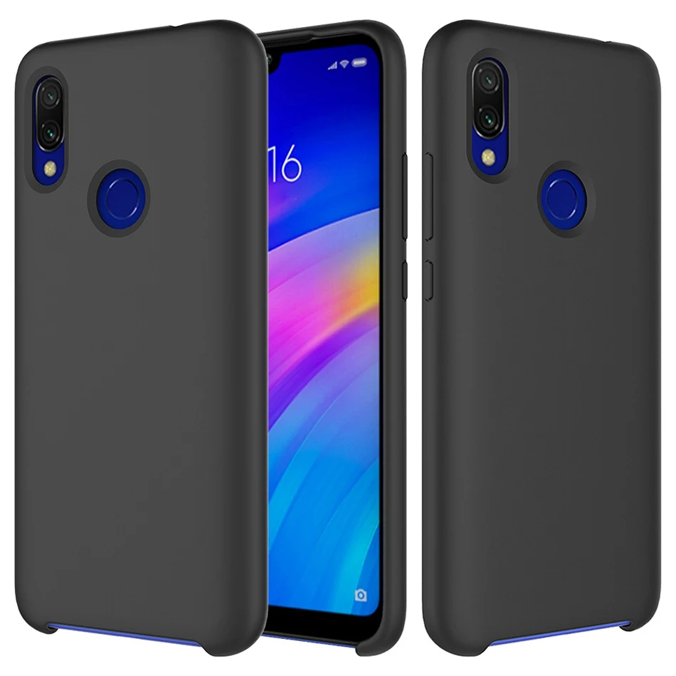 black Для huawei P Smart Z Y9 Nova 4 3i 5i 5 Pro жидкий силиконовый чехол для Honor 20 8x10 Lite шелковистый мягкий сенсорный Чехол - Цвет: black