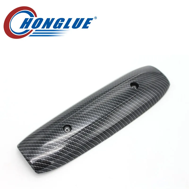 Honglue для Yamaha tmax500 2001-2007модели имитация углеродного волокна выхлопная труба крышка глушитель крышка средняя изоляция крышка - Цвет: Fine pattern