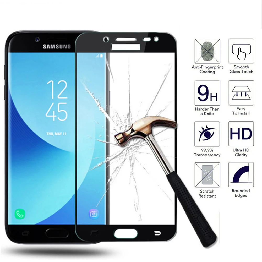 Для Samsung Galaxy j2 2018 защита экрана защитное стекло закаленное samsun samsyng galaxsi j5 j7 j 2 7 Prime