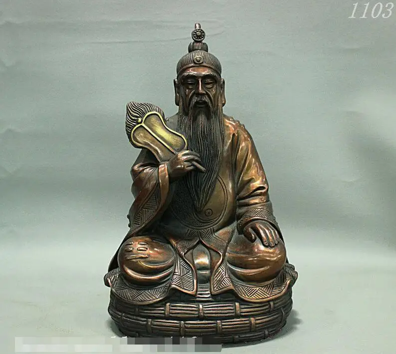 10 &quotнародный китайский чистый Бронзовый таосизм конфуцианский ученый Бог