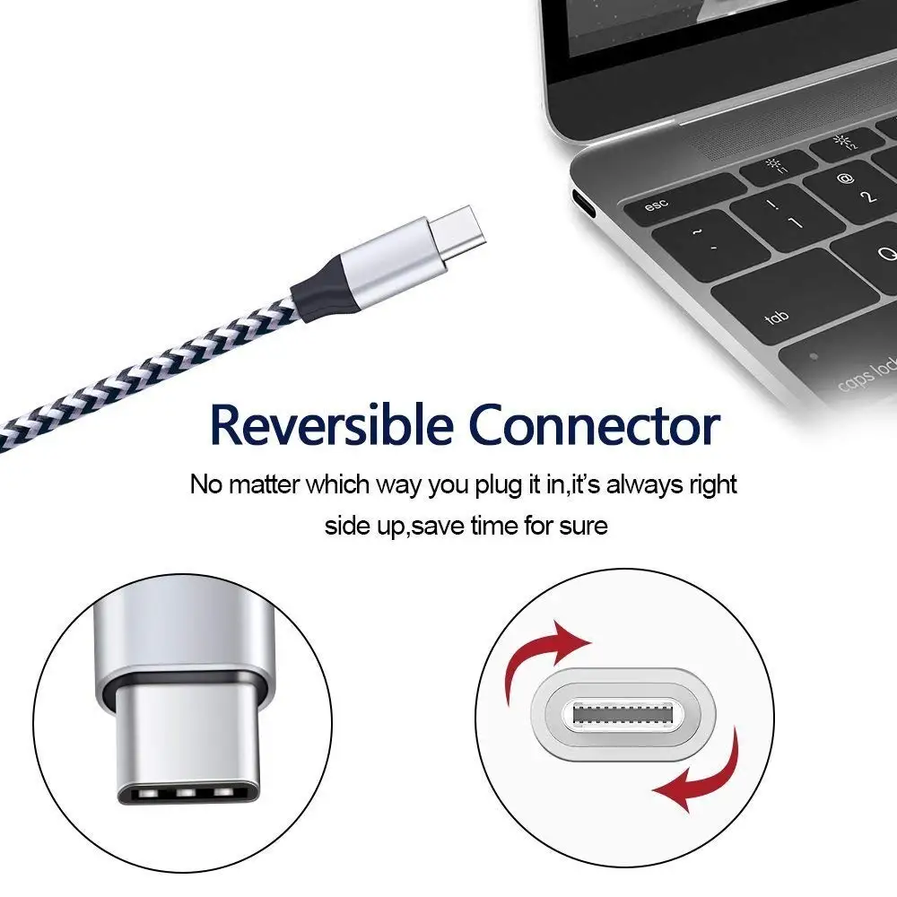 Usb C, mixit type C быстрое зарядное устройство кабель для One Plus 6, быстрая зарядка USB кабель для samsung S9 S9+ Note 9 S8/S8+, Oppo, xiaomi Mi6