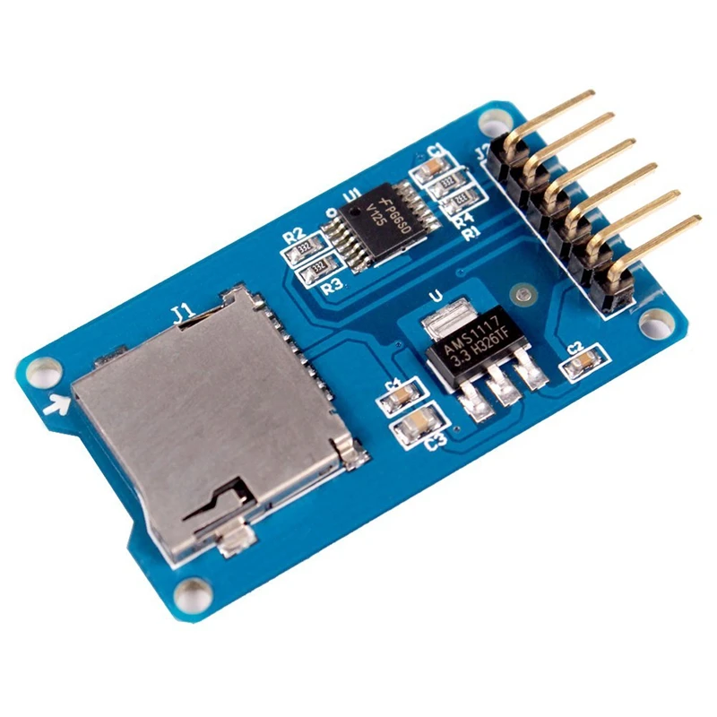 Micro SD карта Мини карта памяти TF считыватель модуль SPI интерфейсы с чипом конвертера уровня для Arduino