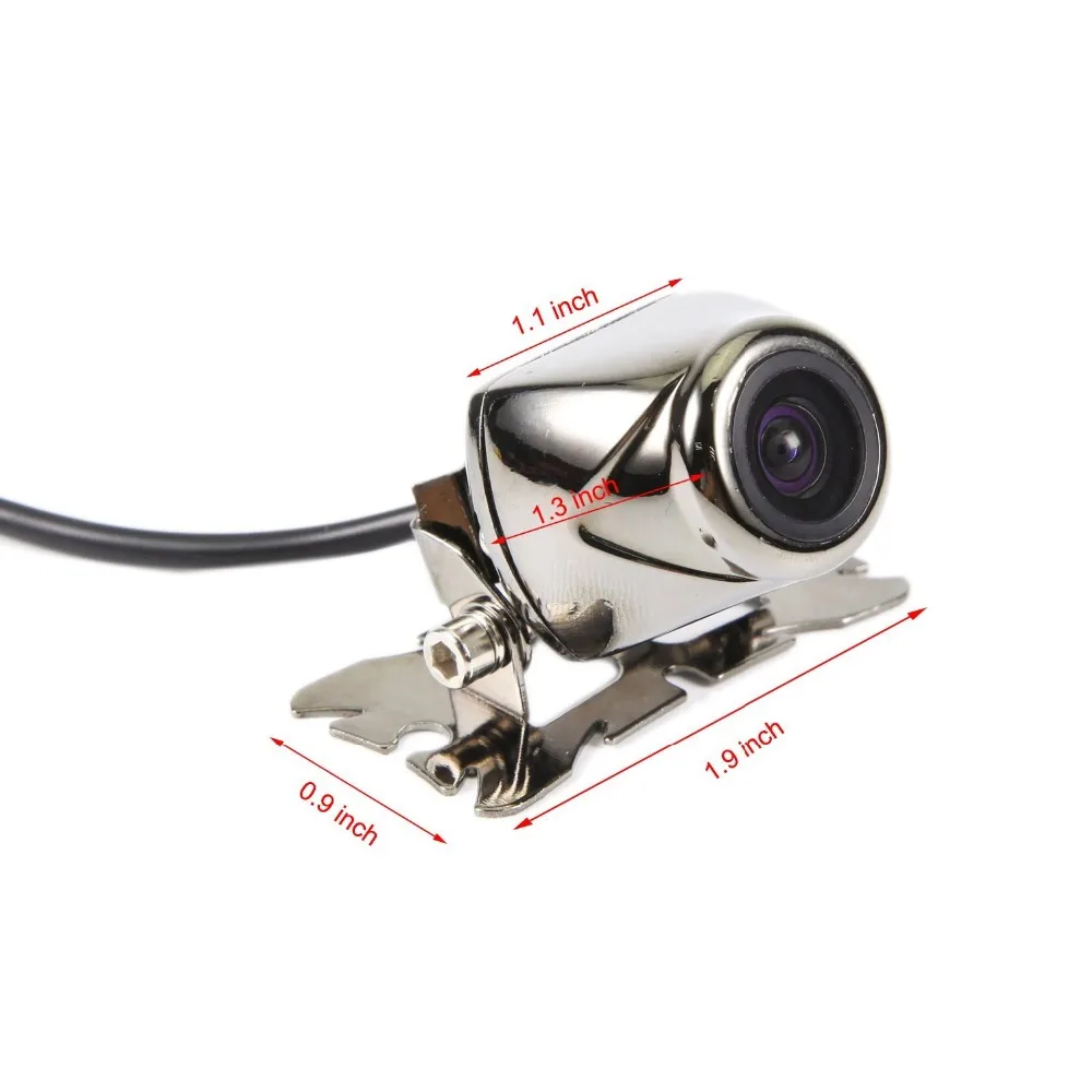 10 шт. Бесплатная доставка Автомобильная камера заднего вида из нержавеющей