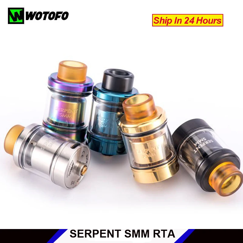Оригинальный WOTOFO змей SMM RTA 4 мл Ремонтопригодный резервуар распылитель для