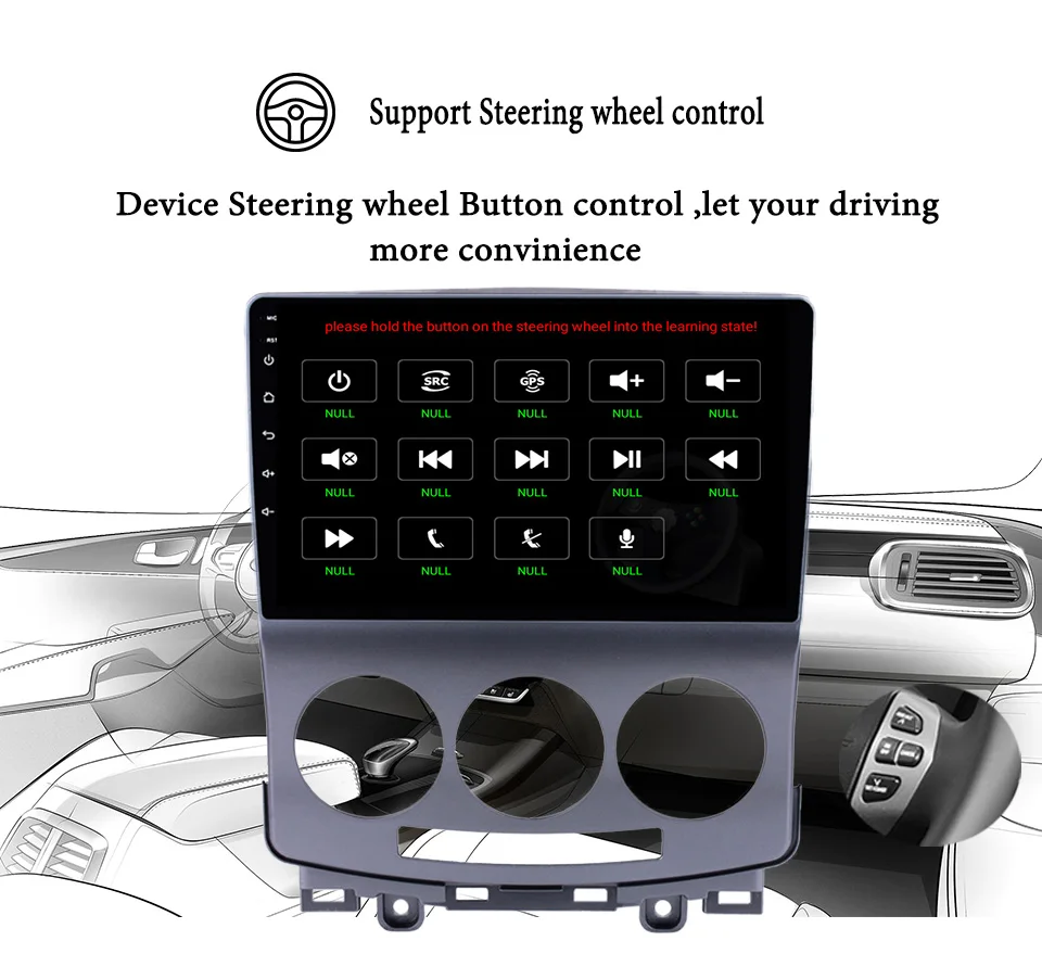 Android 10 0 автомобильный dvd для Mazda 5 2005 2006 2007 2008 2009 2010 Mazda5 радио 1024*600 gps навигация wifi