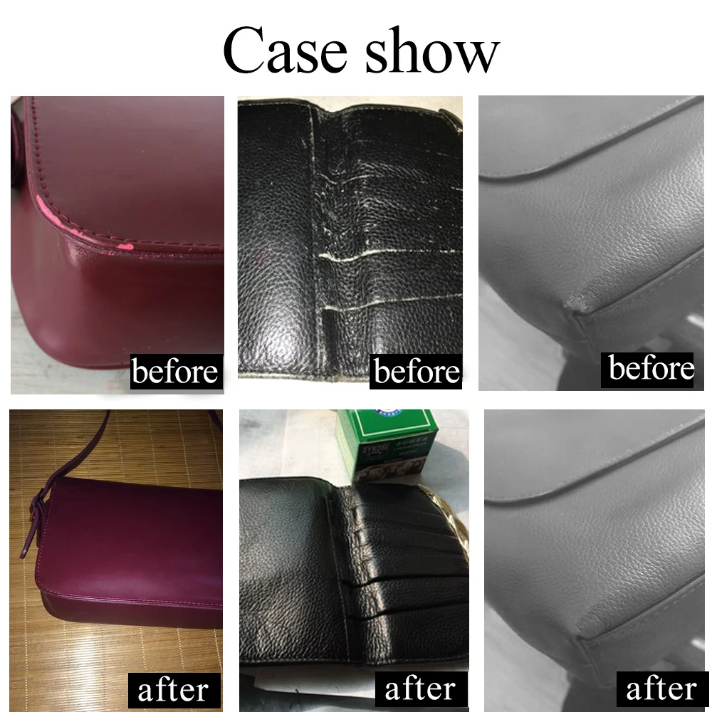 

10ml 30ml Wine red Leather Paint for Painting Leather Bag,sofa,Shoes and Clothes Free Sponge and Gloves Acrylic Paints Pigment