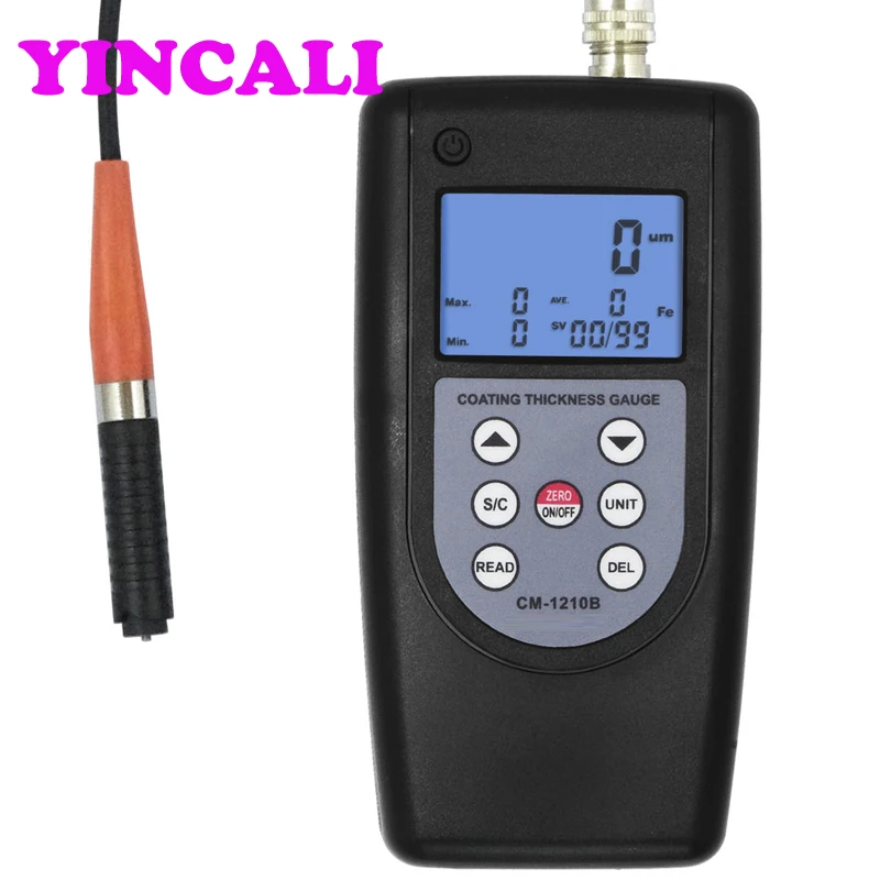 Быстрая доставка измеритель толщины покрытия CM 1210B F & NF Тип тестер может
