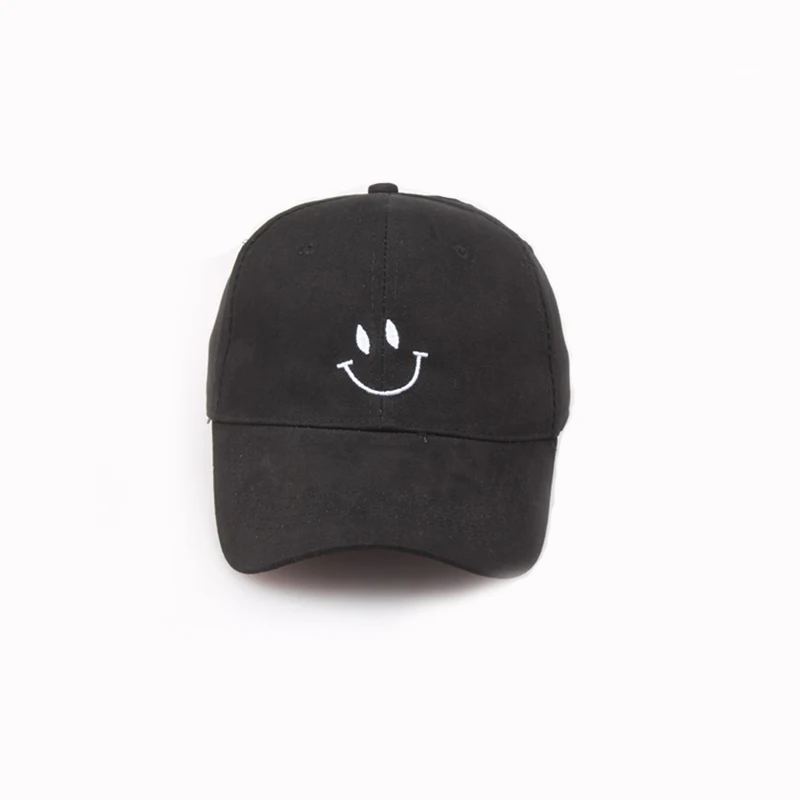 Летняя Регулируемая Бейсболка унисекс с вышивкой и улыбкой|Мужские бейсболки| |