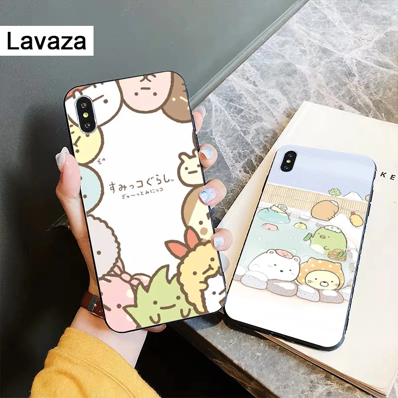 Силиконовый чехол sumikko gurashi Rilakkuma для iPhone 5 5S 6 6S Plus 7 8 11 Pro X XS Max XR | Мобильные телефоны