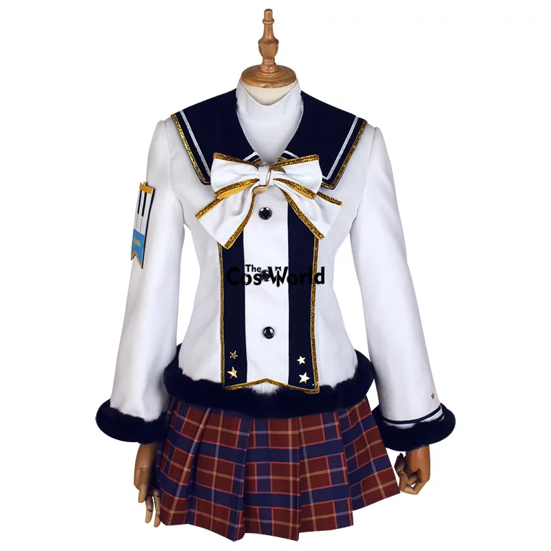 Love Live Sunshine Aqours Tsushima Yoshiko рождественское платье для хора Униформа наряд аниме