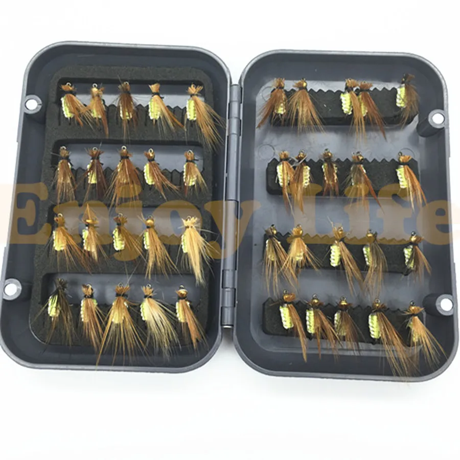 Набор сухих нахлыстовых крючков 40 шт./лот для рыбалки лосося форели мух