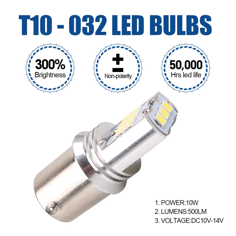 Hlxg 2 шт. P21W LED 1156 BA15S светодиодные лампы 500Lm Авто Сигнал поворота Задний стоп-сигнал