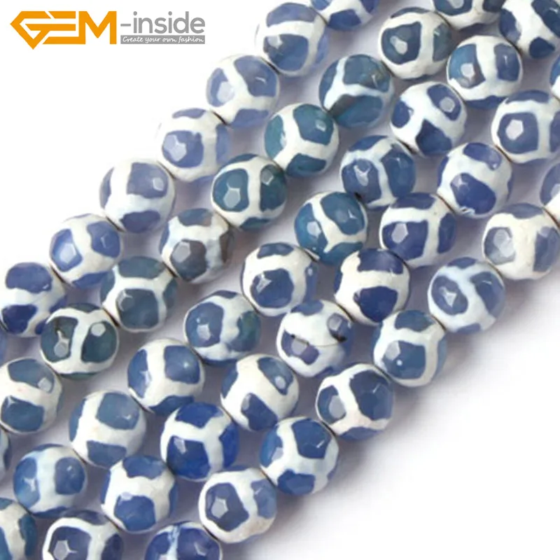 

Gem-inside Faceted Round football soccer Fire Agates Beads For Jewelry Making Necklace Bracelet 10mm 15inches DIY Jewellery
