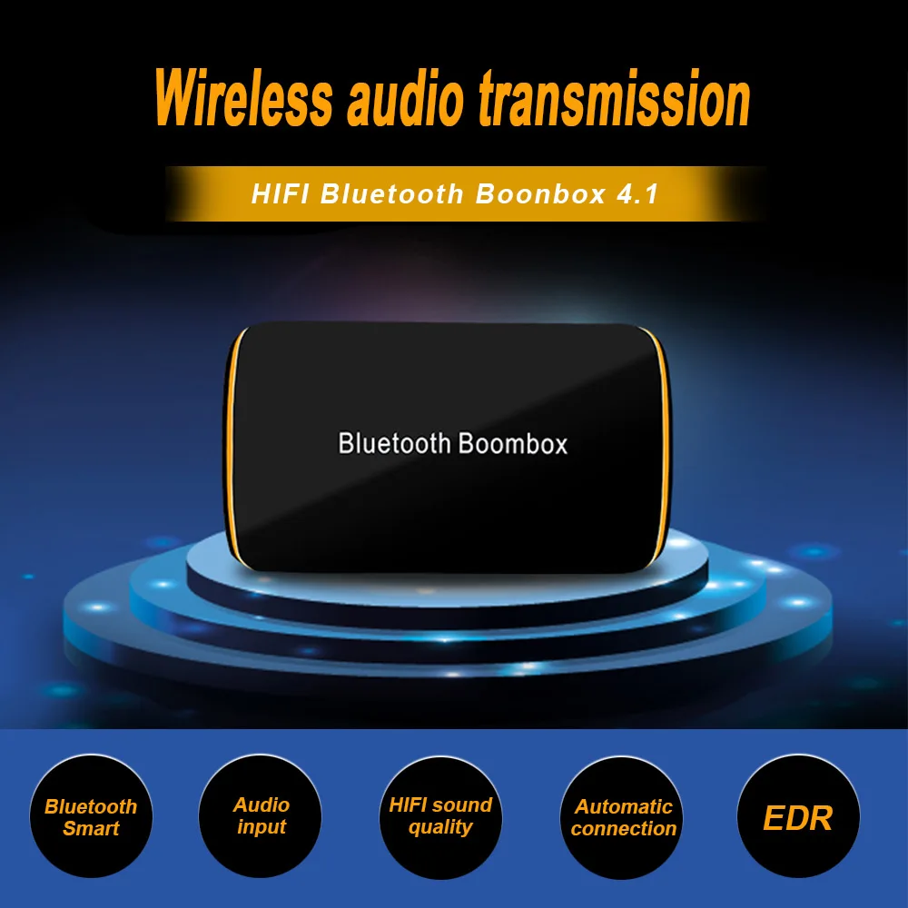 B2 Hifi беспроводной Bluetooth 4 1 ресивер Boombox 3 5 мм AUX стерео A2DP ключ Музыкальный адаптер