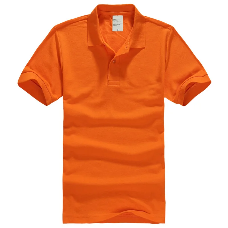 Оранжевый Мужские футболки размера плюс,, модные повседневные однотонные хлопковые мужские футболки с коротким рукавом, мужские футболки, мужские топы для мальчиков, 3XL - Цвет: Оранжевый