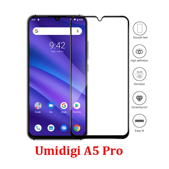 Umidigi A5 Pro TRILANSER закаленное стекло для Umidigi A5 A 5 Pro Glass защита стекло юмидиджи а 5 про защитное стекло умидиги а 5 про полное покрытие Быстрая - Цвет: Umidigi A5 Pro
