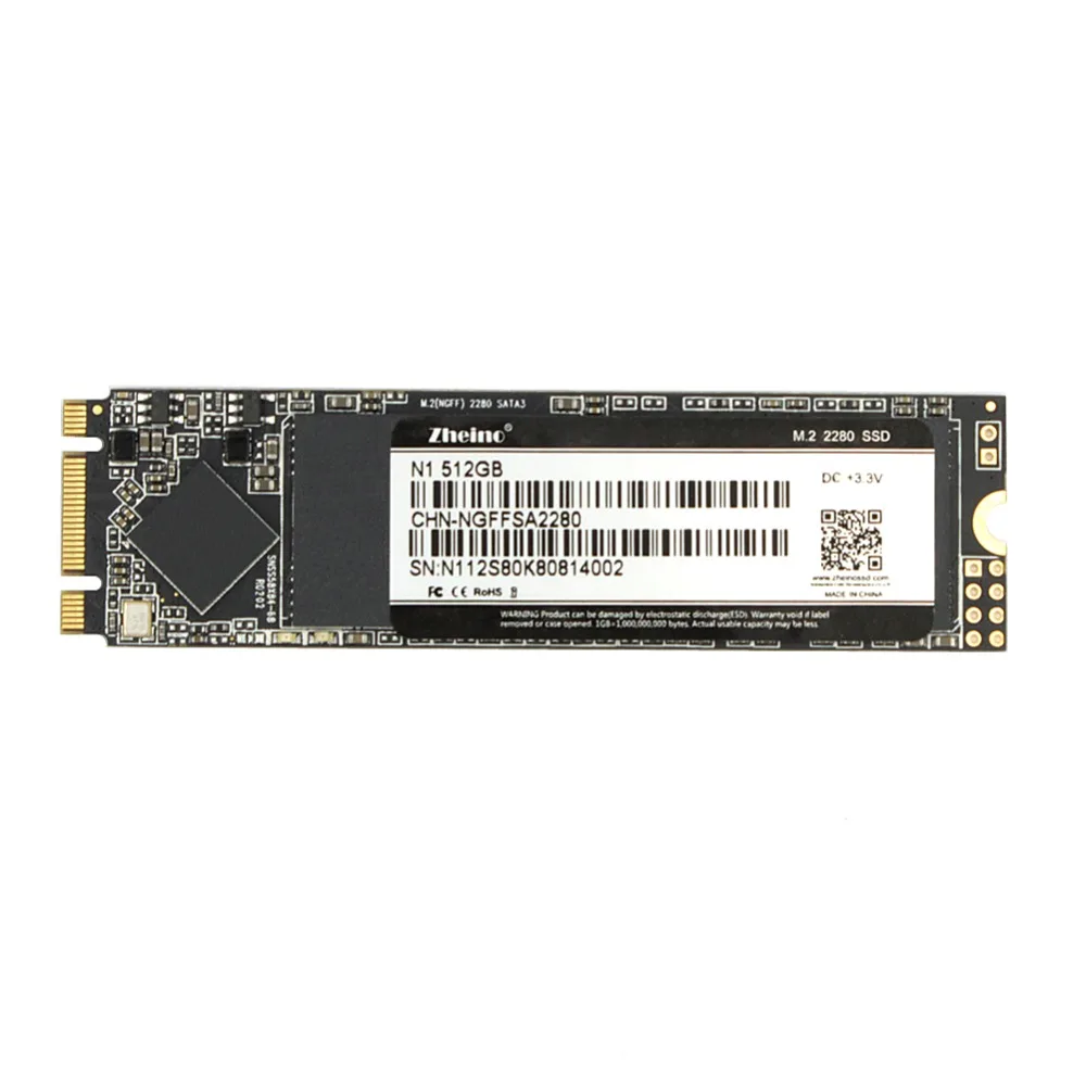 Zheino M.2 2280 128 ГБ 256 512 1 ТБ SSD NGFF SSD 2280 мм SATA3 6 ГБ/сек. Внутренний твердотельный диск для настольных ПК ноутбук
