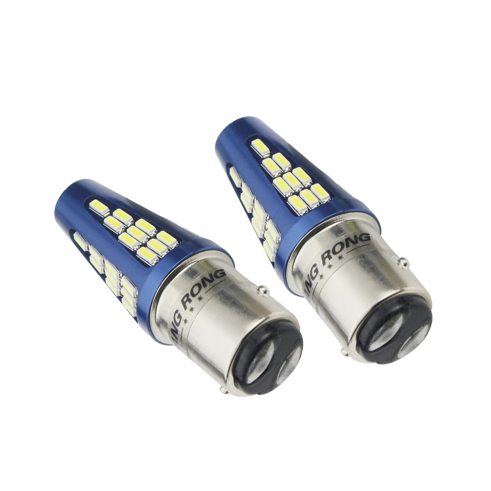 ANGRONG 2x белая 380 P21/5 Вт BAY15d офсетная лампа SMD 48 Светодиодный Боковой индикатор