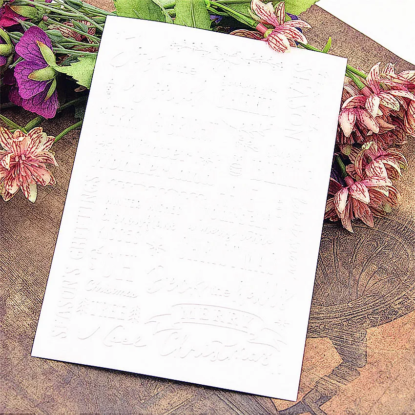 Пасхальный пластиковый Зимний шаблон в виде страны чудес создание открыток