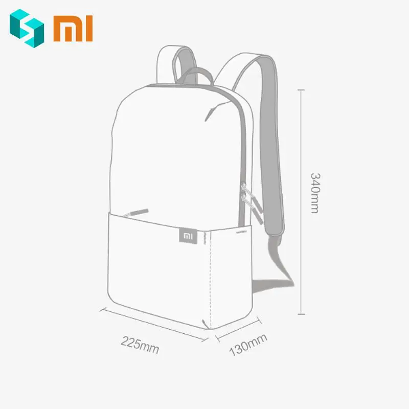 Solid Original Xiaomi рюкзаки 10L сумка s городская повседневная спортивная нагрудная Сумка