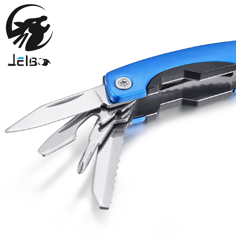 Jelbo открытый многофункциональный плоскогубцы зубчатые Ножи челюсти ручные