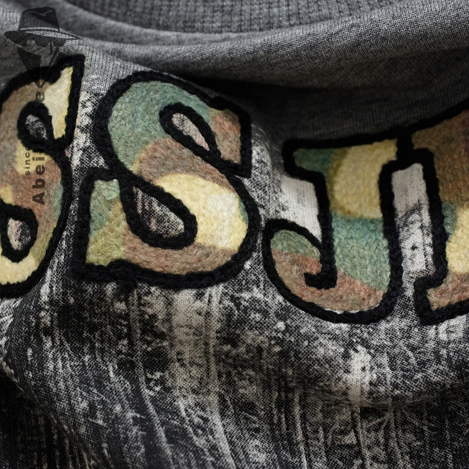 Мужская Трикотажная Толстовка с круглым вырезом Европейский и американский