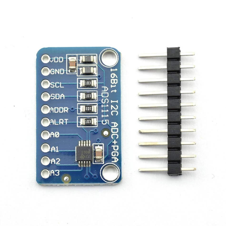 Aokin ADS1115 16 битный 4 канальный I2C IIC аналогово цифровой ADC PGA преобразователь с