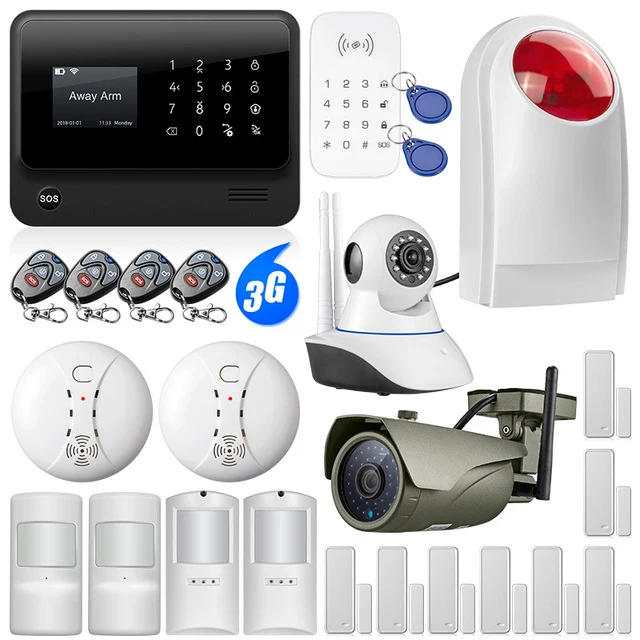 G90B 2 4G WiFi 3G sim-карта IOS Android APP контроль система охранной сигнализации набор