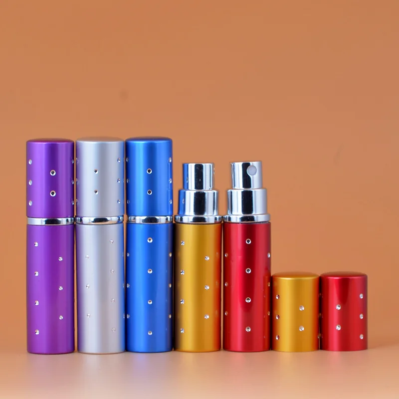 5 мл 3 шт./лот Мини Портативный алюминиевый многоразовый флакон духов с