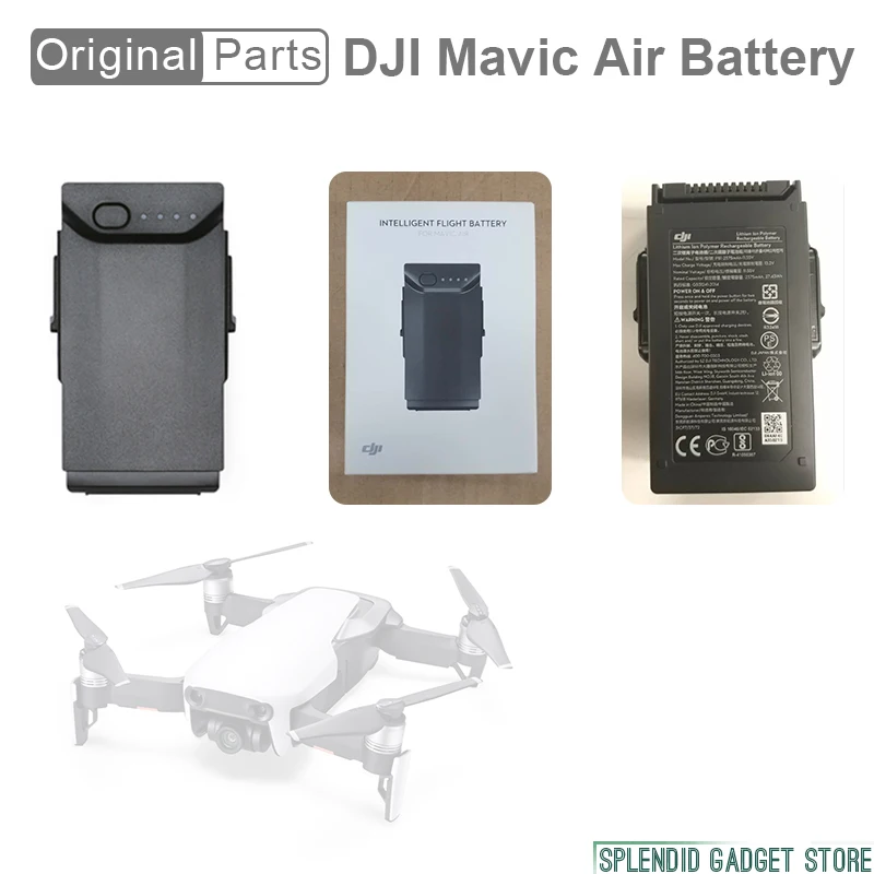 Оригинальные умные летные батареи для DJI Mavic Air 2375 мАч батарея высокой плотности