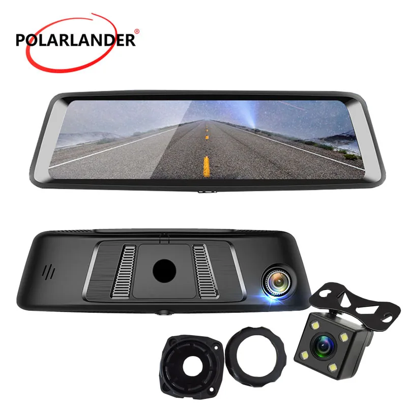 S9 10 &quotDVR gps 4G Android 1080 P Wi Fi Зеркало заднего вида Bluetooth Камера видео Drive Регистраторы